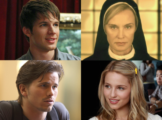 Dianna Agron, Glee Jason Ritter, Parenthood Jessica Lange in her nun habit, American Horror Story: Asylum Matt Lanter, 90210 Dianna Agron, Glee Jason Ritter, Parenthood Jessica Lange in her nun habit, American Horror Story: Asylum Matt Lanter, 90210